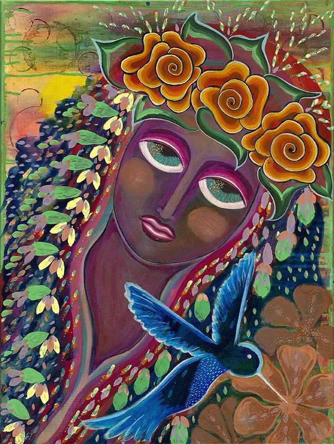 A Hummingbird Visit 