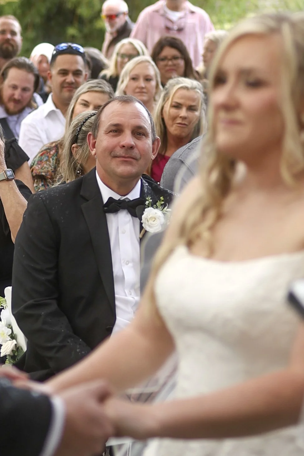 A father’s eyes tell the story—of raising her, releasing her, and loving her through it all.