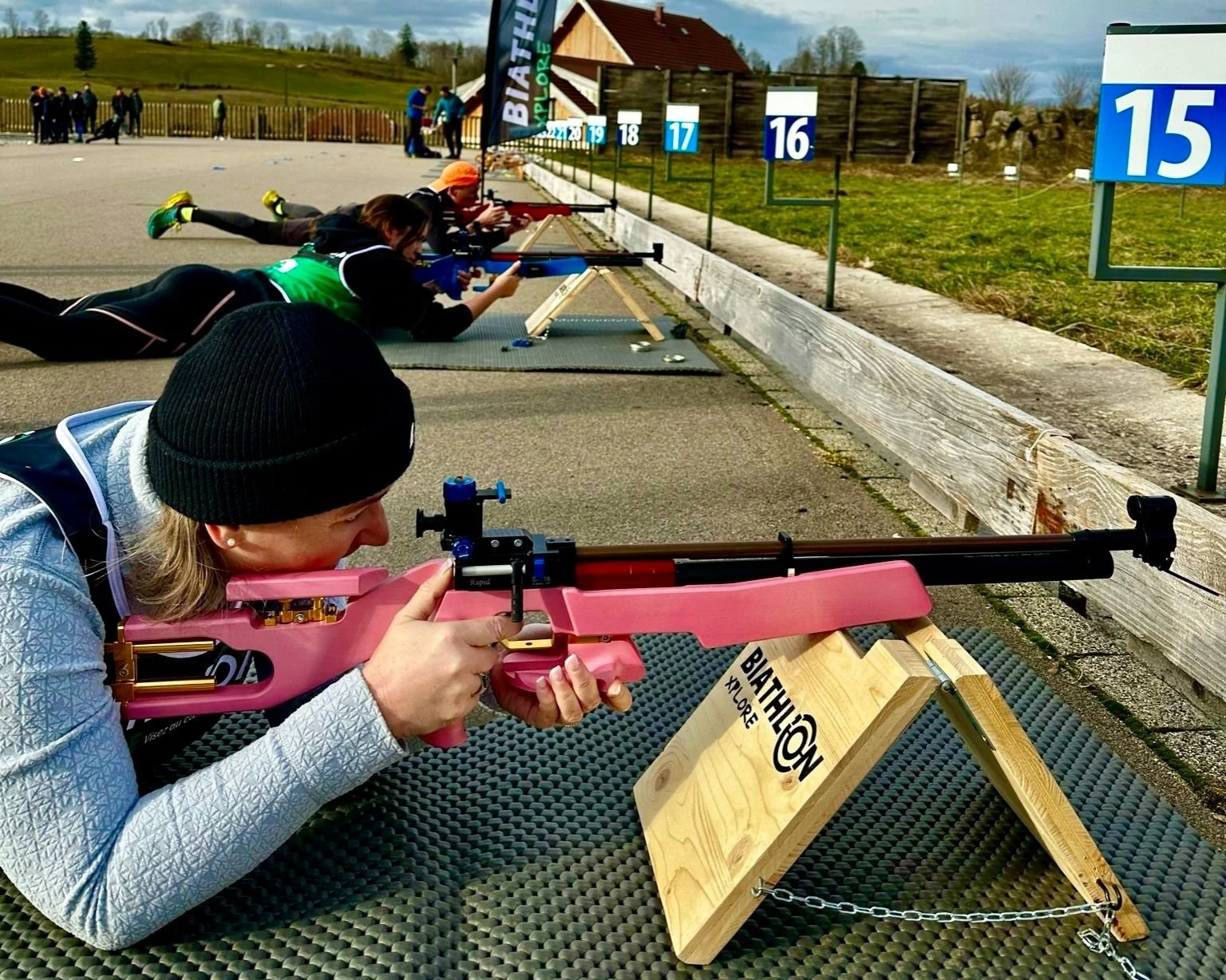 Animation biathlon et fête du personnel