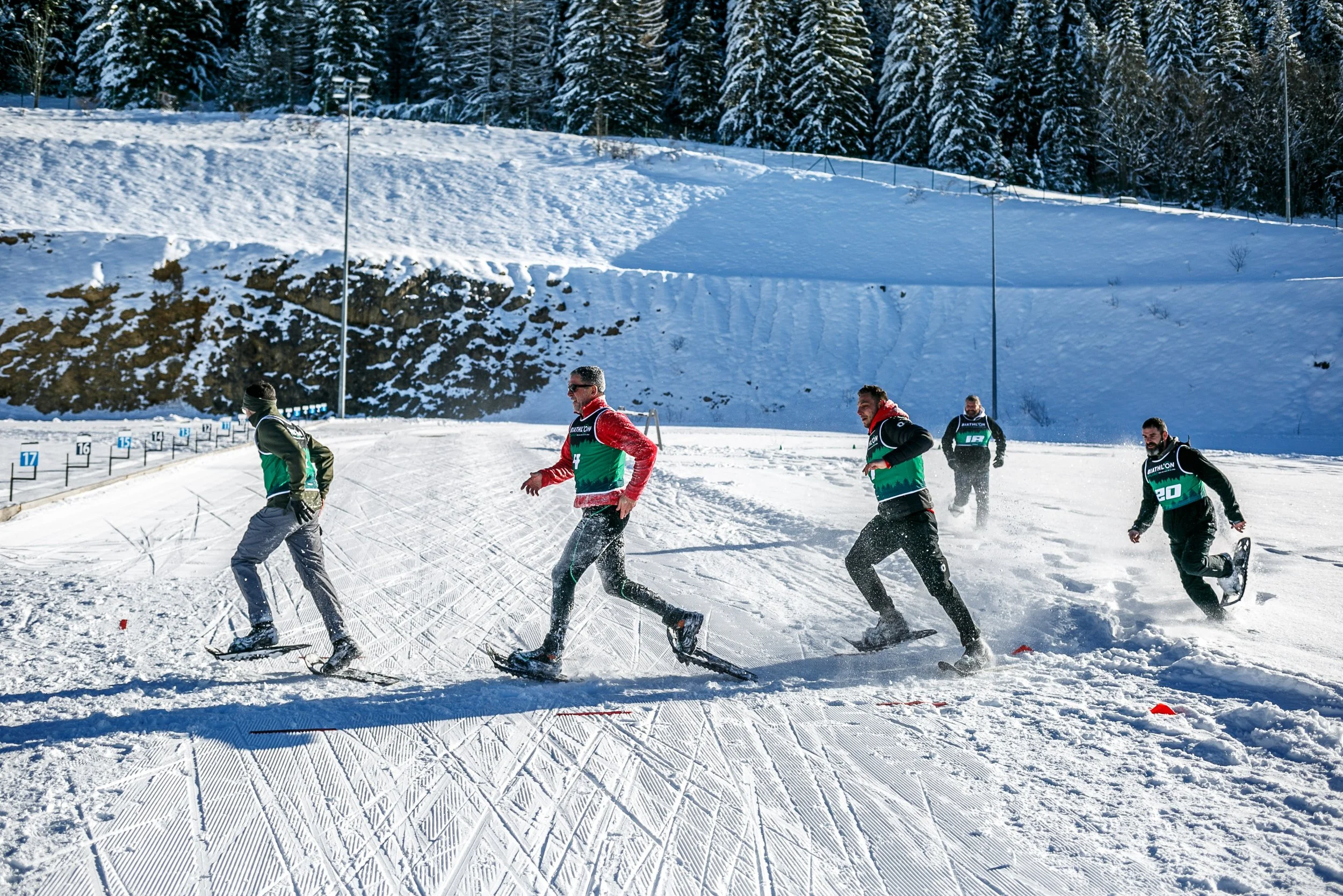 Team building biathlon dans les montagnes du Jura 