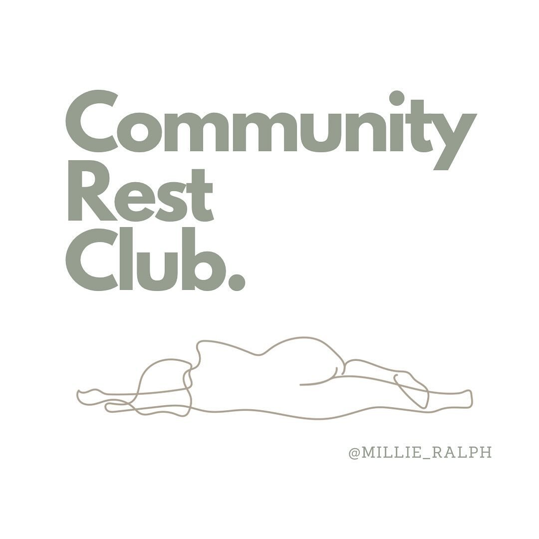 COMMUNITY REST CLUB.
Sunday April 14th @ 8pm.

&ldquo;What a fantastic class and so empowering - you made me feel I could achieve anything. You have the most caring hypnotic voice Millie, one cannot help but relax in your classes. Thank you.&rdquo; &