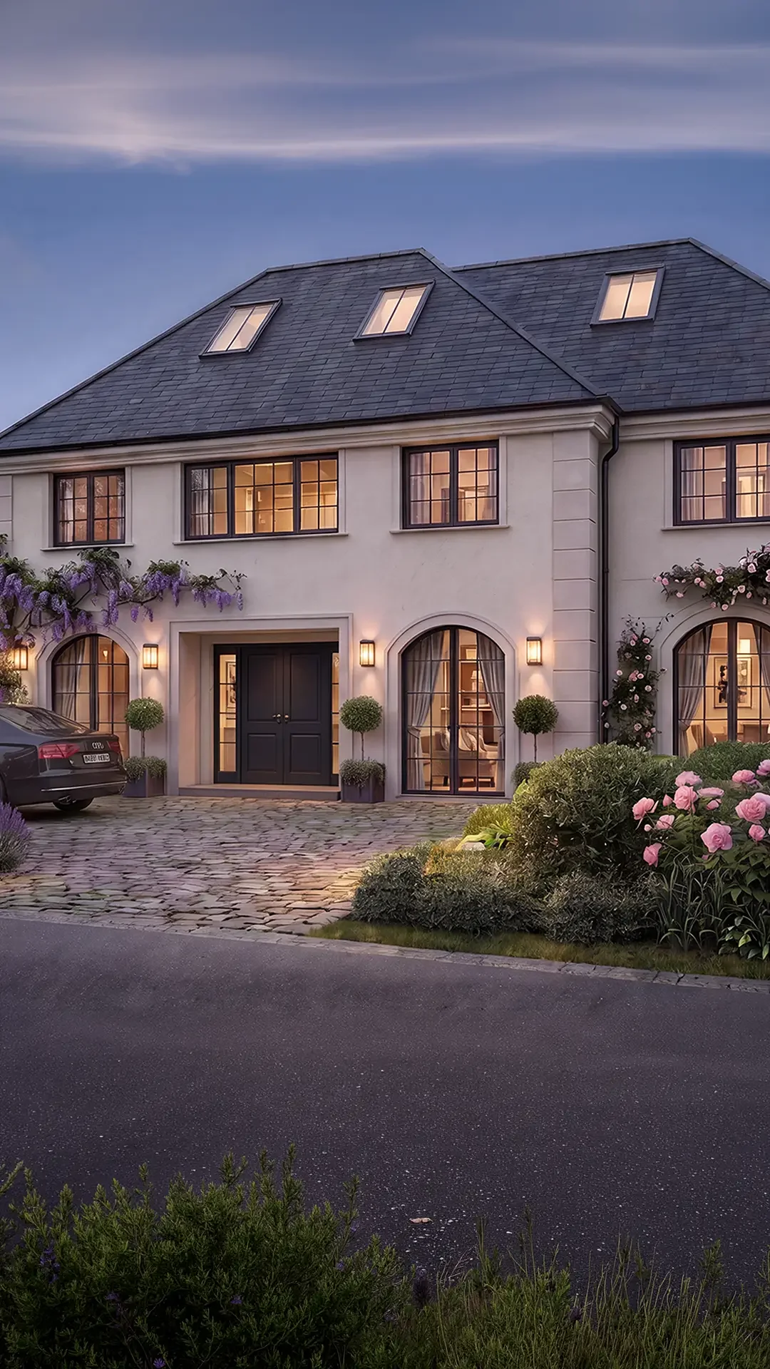 Elegant modern period-style new build home in Cambridge designed by MSK Design Ltd, combining traditional character with modern architectural detailing through full planning and technical delivery