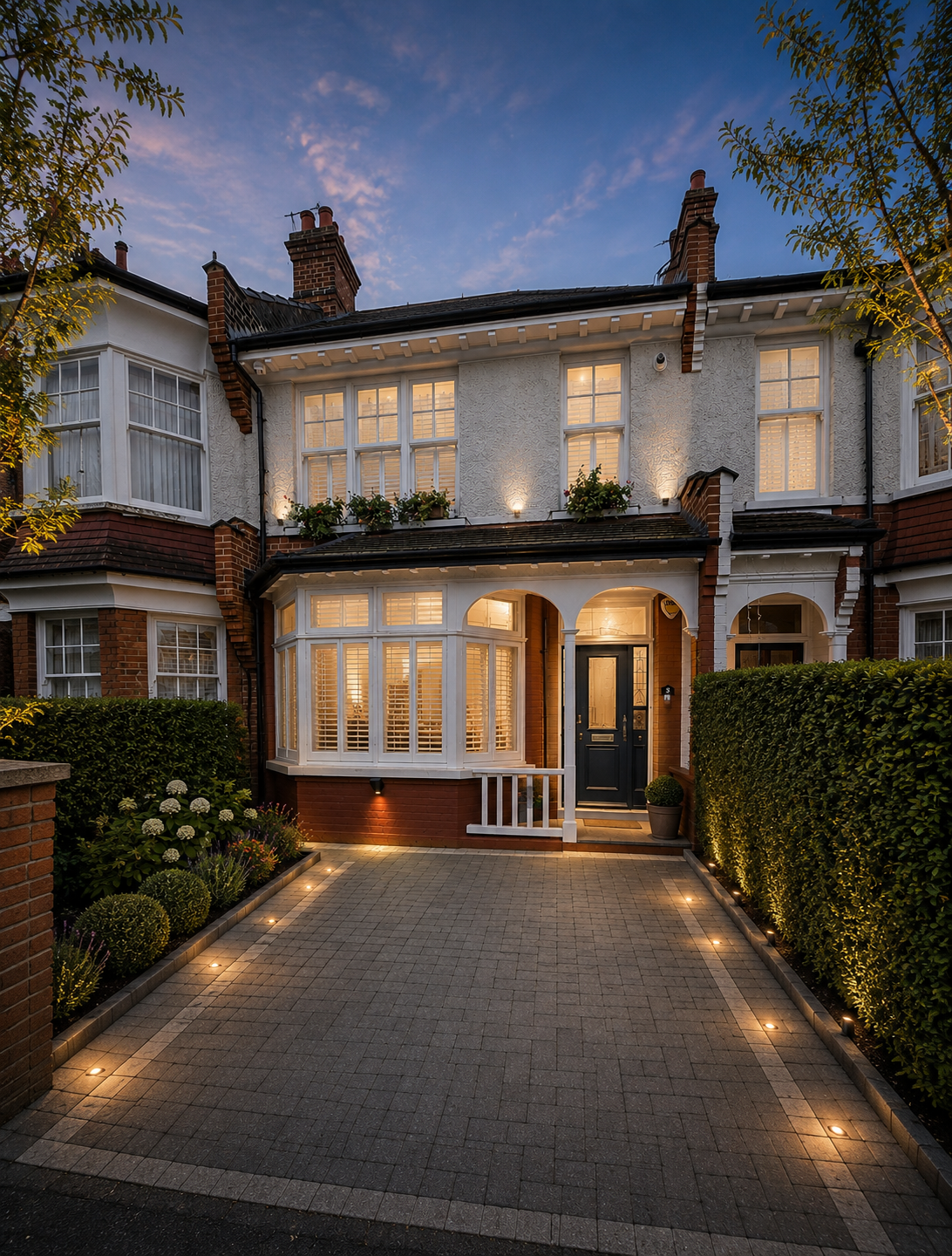 Front elevation of 3 Woodberry Avenue Enfield where MSK Design secured planning permission for a complex rear extension