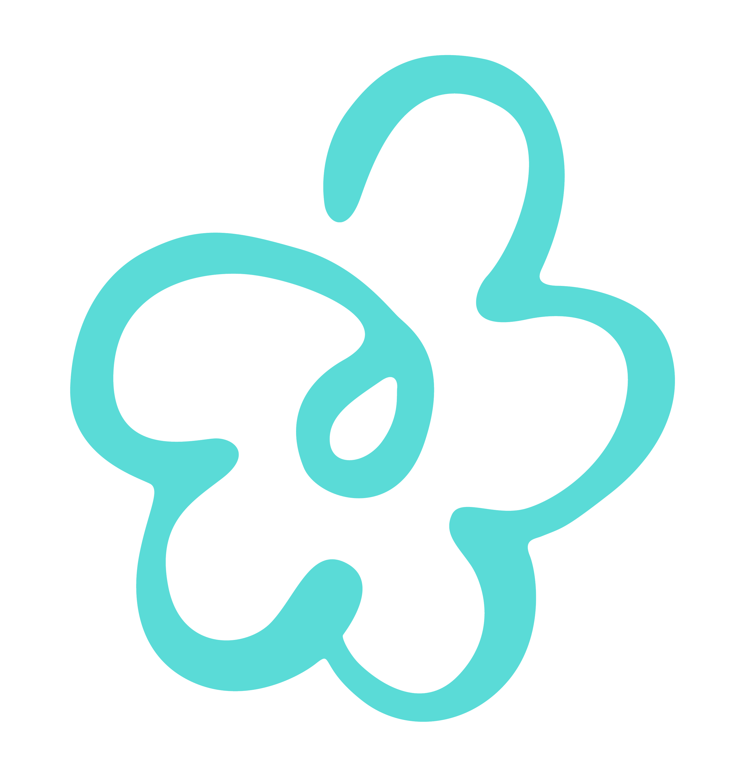 Abstract blue line art design on a black background.