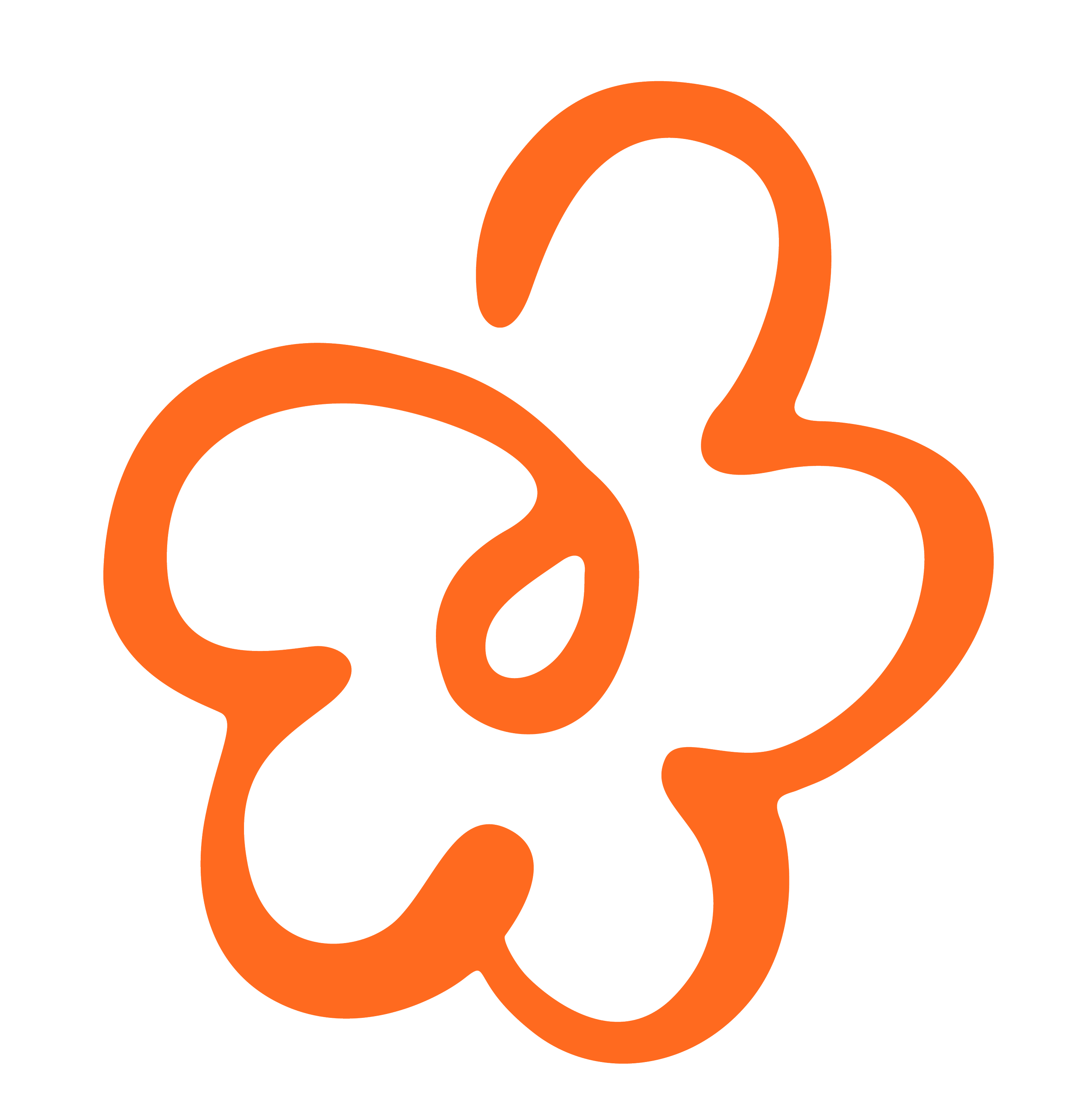 Several orange and black question marks overlapping each other on a black background.