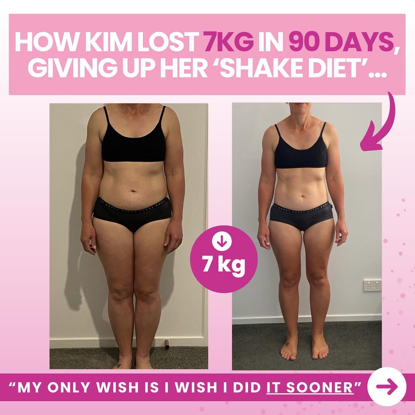 HOW KIM LOST 7kg in 90 days, GIVING UP her &ldquo;shake diet&rdquo;... 👇

The reality is to create a SUSTAINABLE diet; it must be LIFE-PROOF..

Sadly, the shake approach is just not that!

Kim was drinking for weight loss, but it wasn&rsquo;t workin