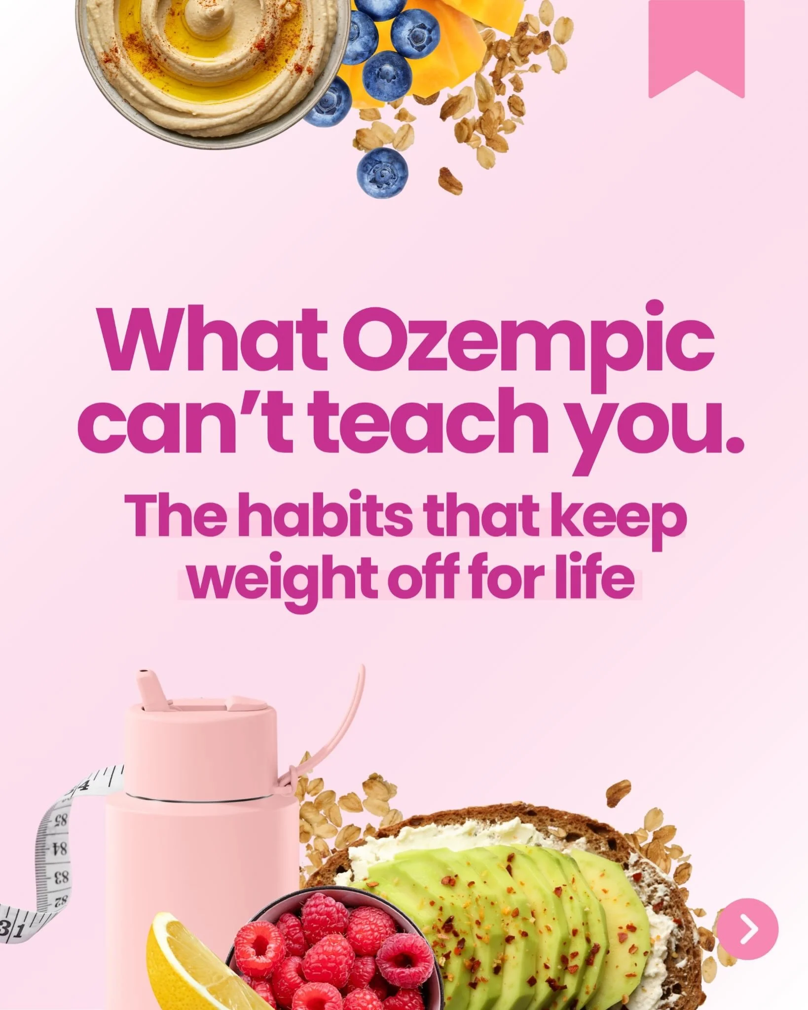 The biggest problem with Ozempic isn&rsquo;t weight loss. It&rsquo;s what happens when you stop. 💉

Because while injections can suppress appetite...

They don&rsquo;t teach you how to maintain the results. 

And that&rsquo;s exactly why so many wom
