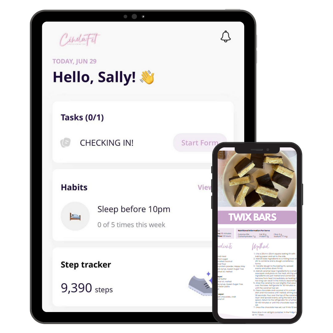 App in device mockup