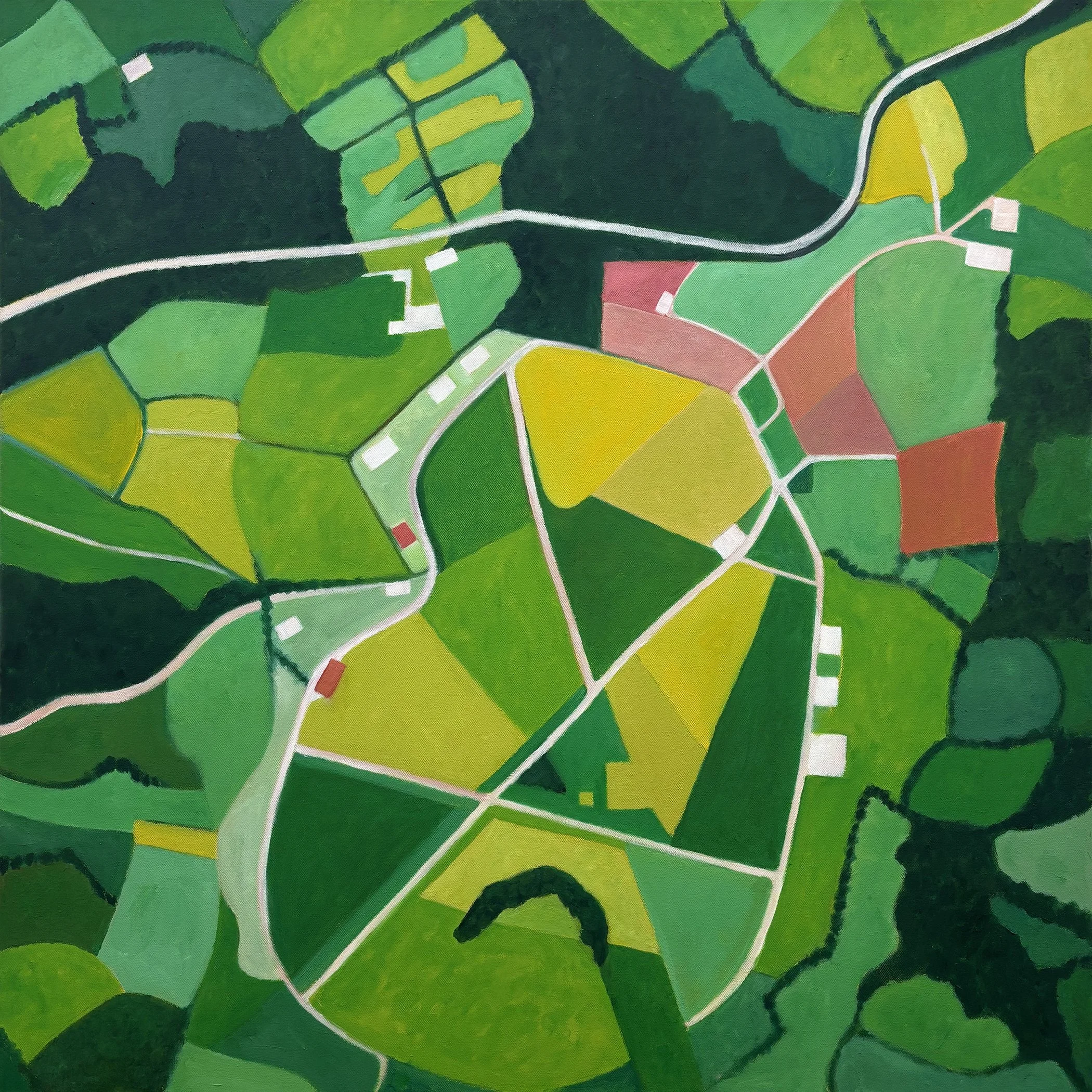  Albion  2026, oil on canvas, 40 x 40 inches