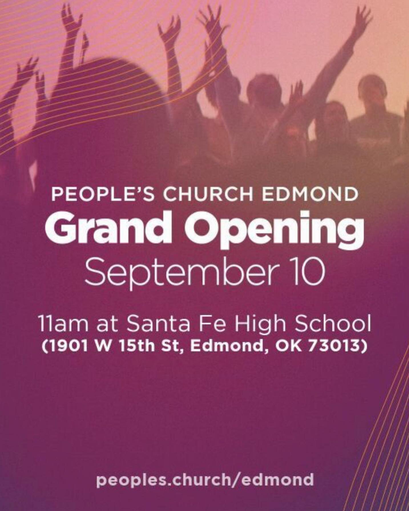 Tomorrow is the BIG day! Join us if you can! @peoples.church