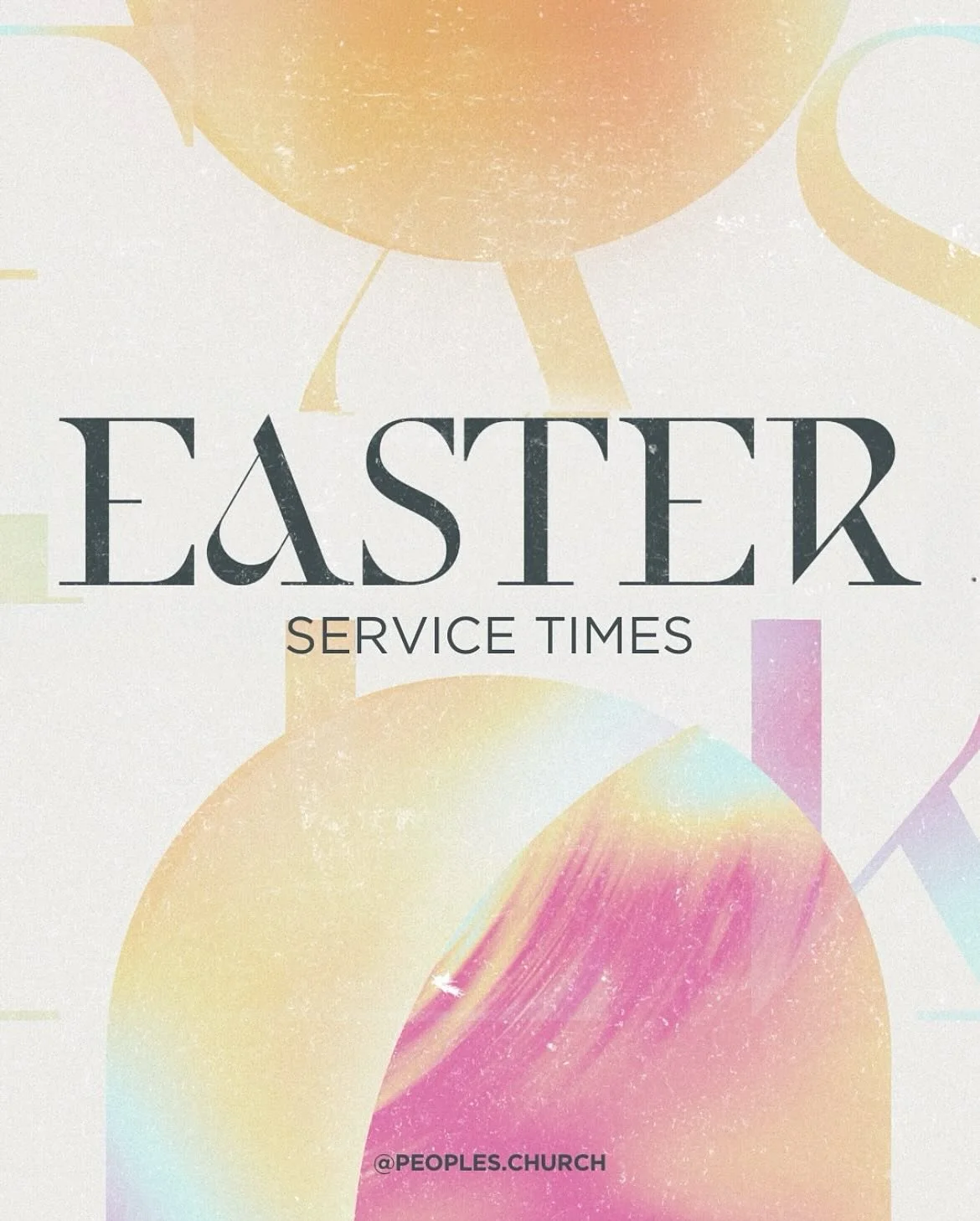 Easter @peoples.church is only a few weeks away! I love this time of year. It will be an incredible weekend celebrating Jesus and the hope His resurrection brought to the world.