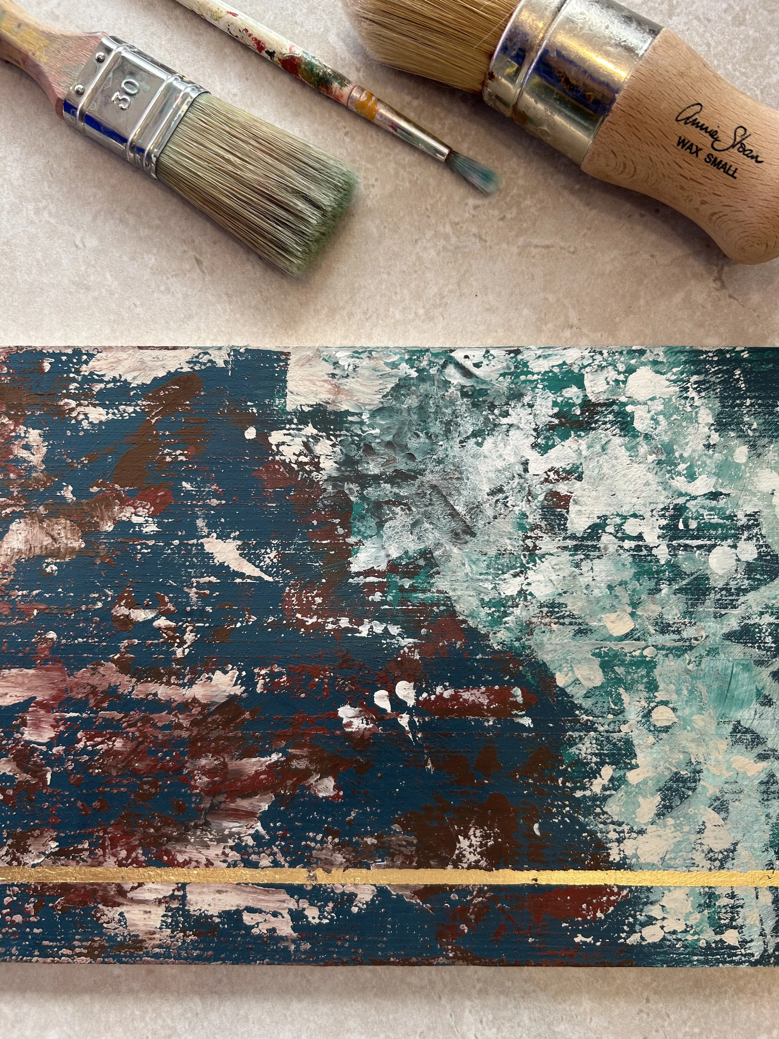Annie Sloan Chalk Paint Workshop Bristol gilding.jpeg