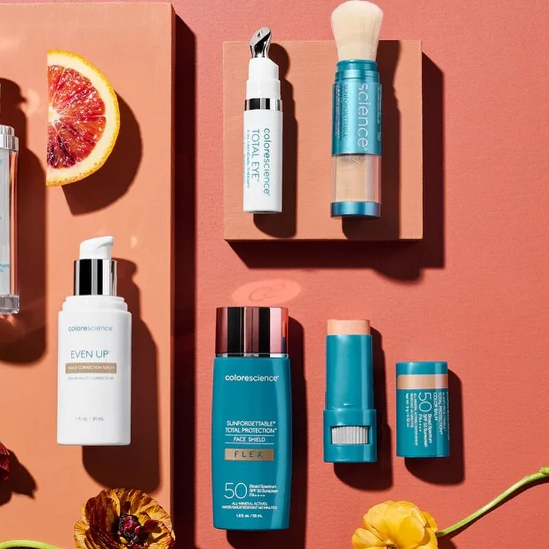 We had such a great time at the Wear What Works Seminar @colorescience
Did you know Colorescience® all-mineral-based sunscreens are formulated to be safe for all skin types, including oily, dry, and combination skin?!
Their patented Enviroscr
