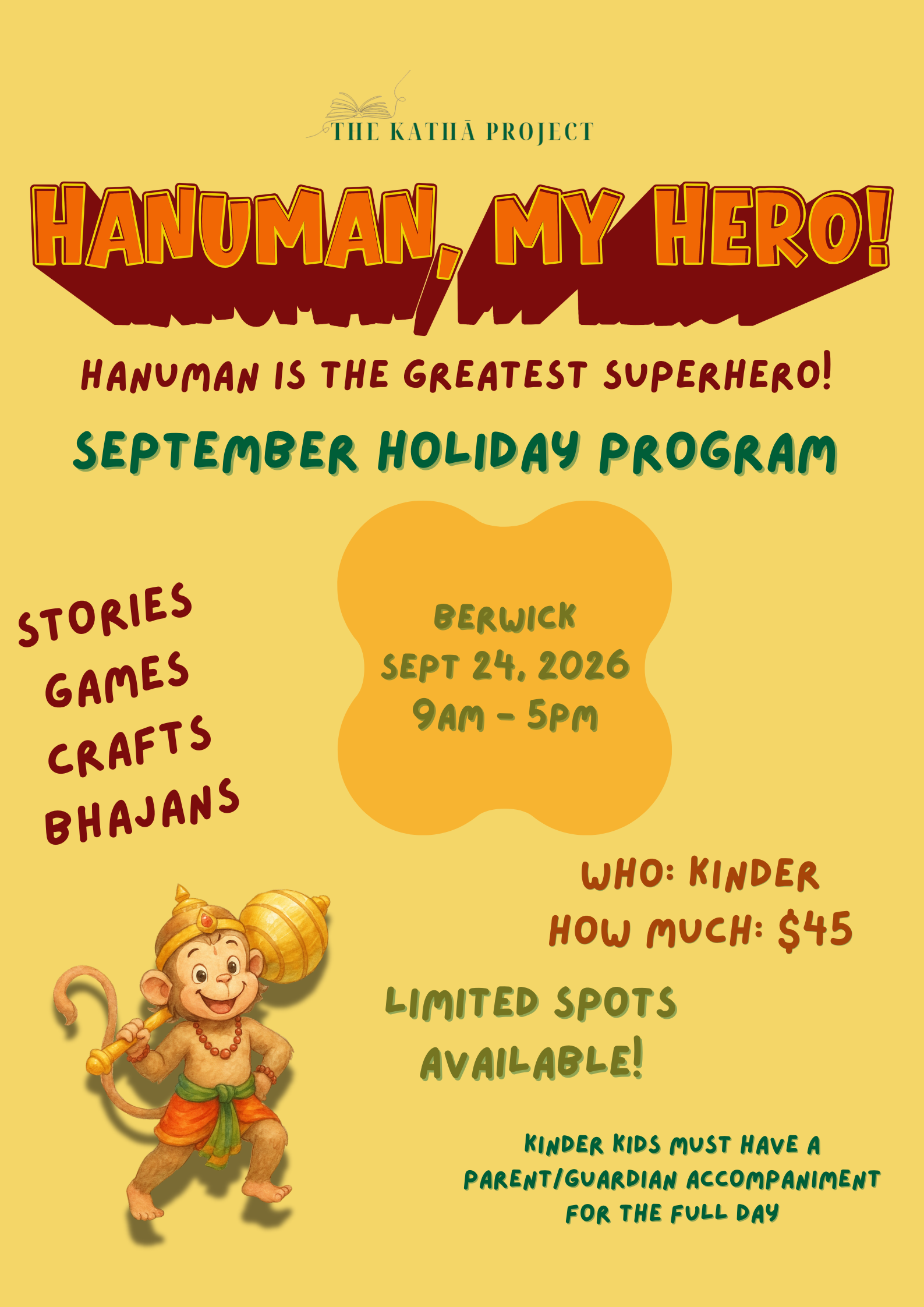 Hanuman, My Hero (Kinder ONLY)