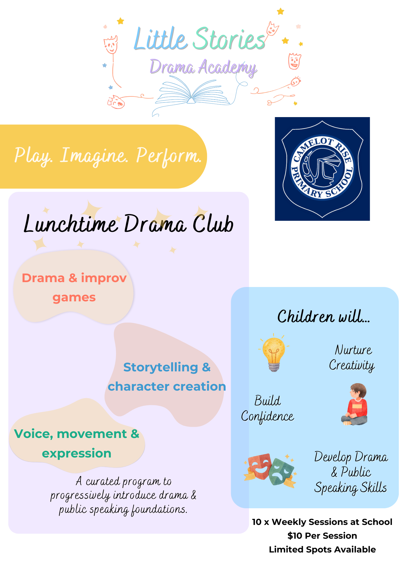 Camelot Rise Primary Scool - T3 Drama Club