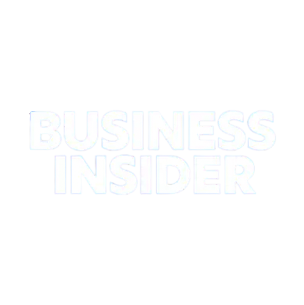 Text reading 'Business Insider' with a glowing effect on a black background.