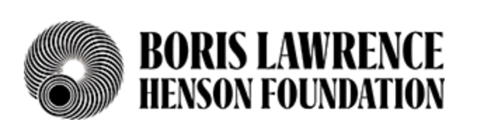 Boris Lawrenc Henson Foundation logo featuring a vinyl record and stylized text.