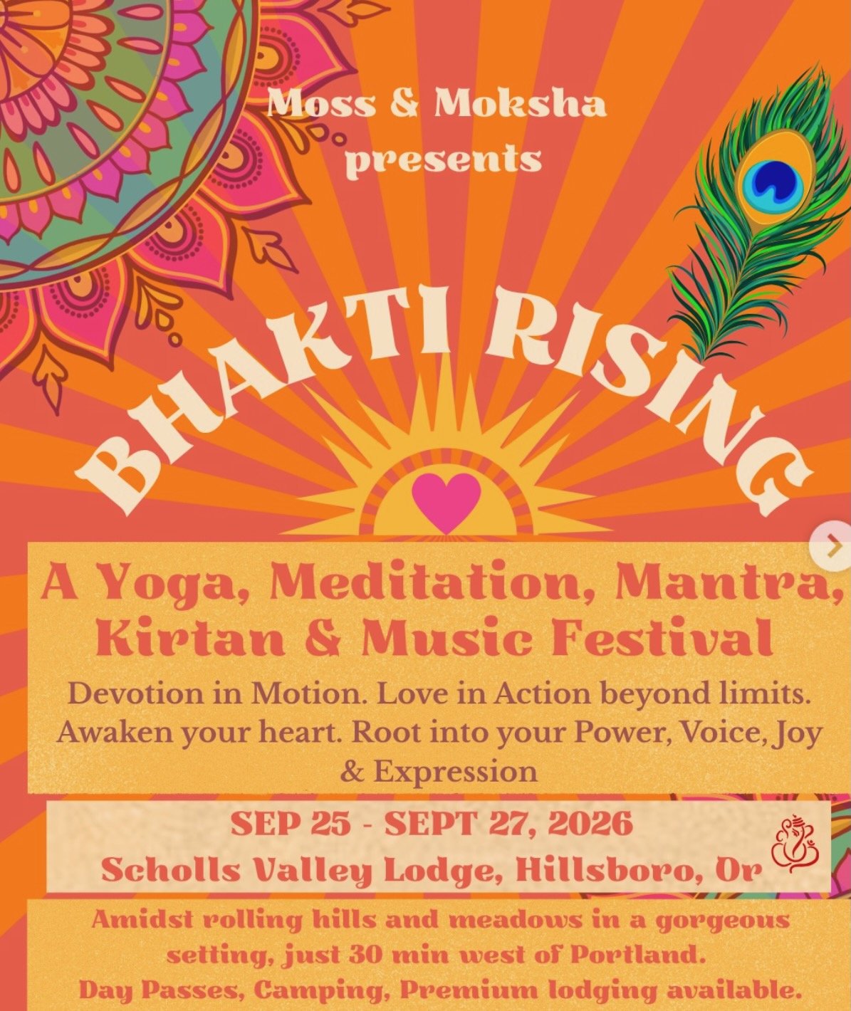 Bhakti Rising! A Yoga &amp; Kirtan Music festival