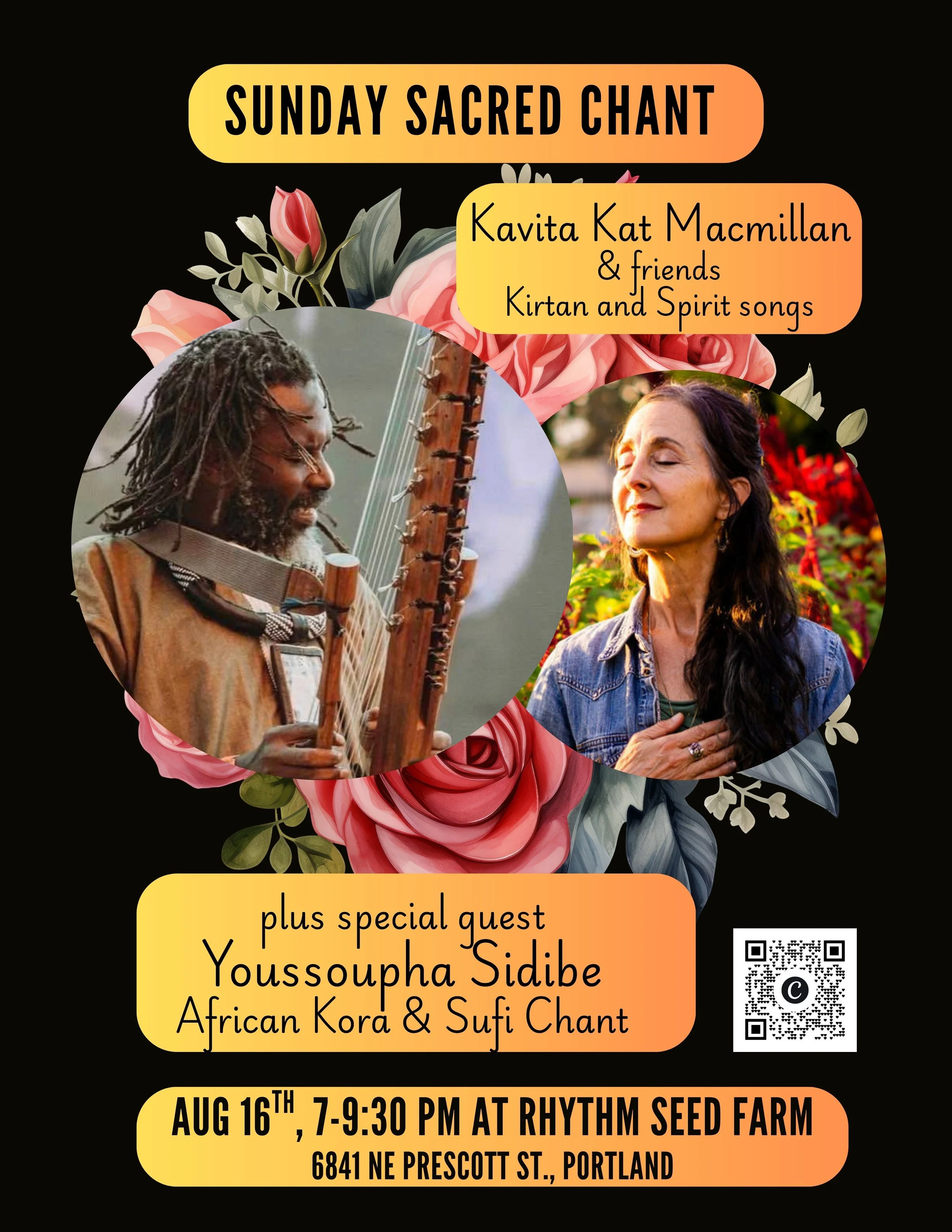 Sunday Sacred Chant! with special guest Youssoupha Sidibe