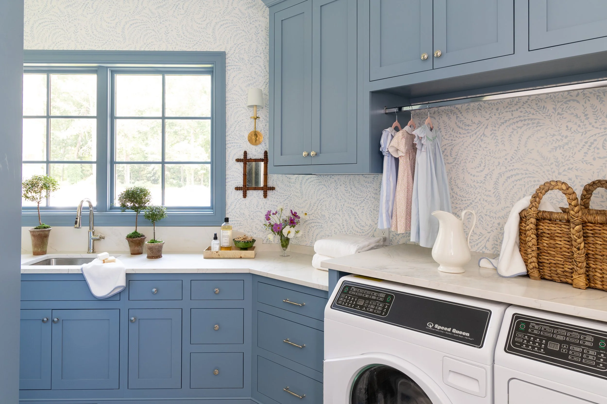 Laundry- sink view