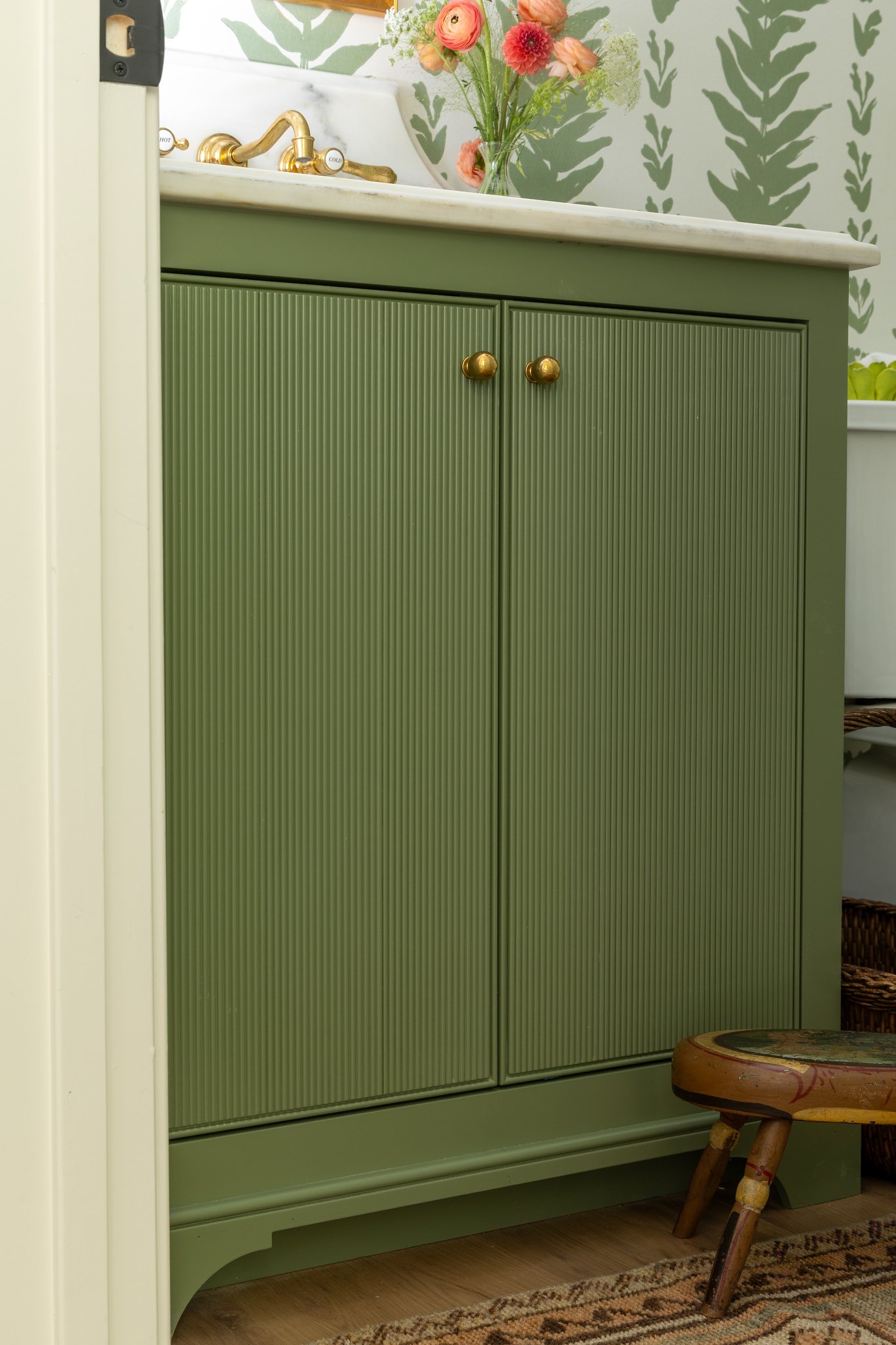 Powder Bathroom Cabinet