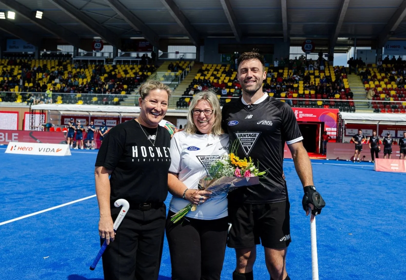 NIC WOODS CELEBRATES 200 INTERNATIONAL MATCHES WITH A SURPRISE