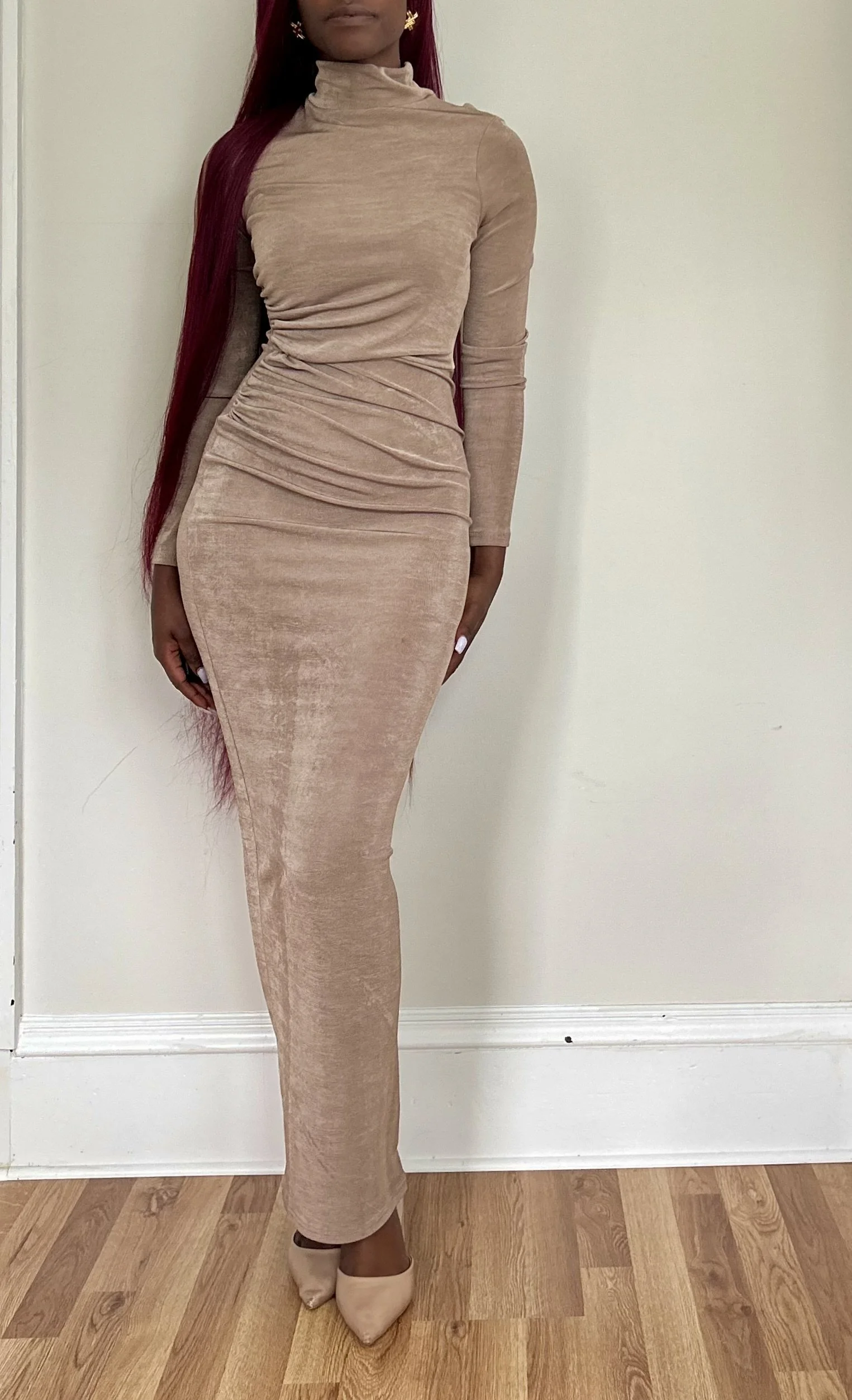 Nude Shimmer Body Dress