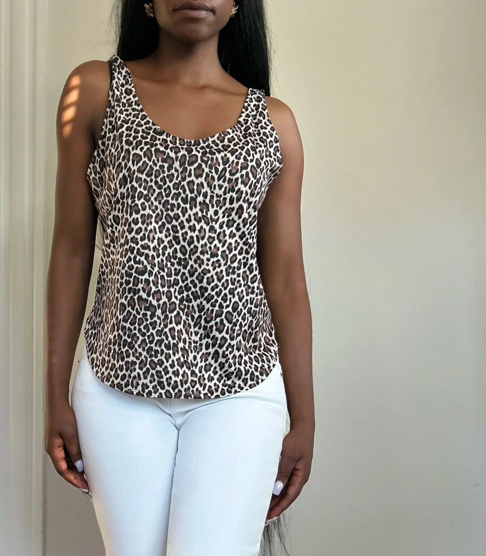 Leopard Print Tank Top