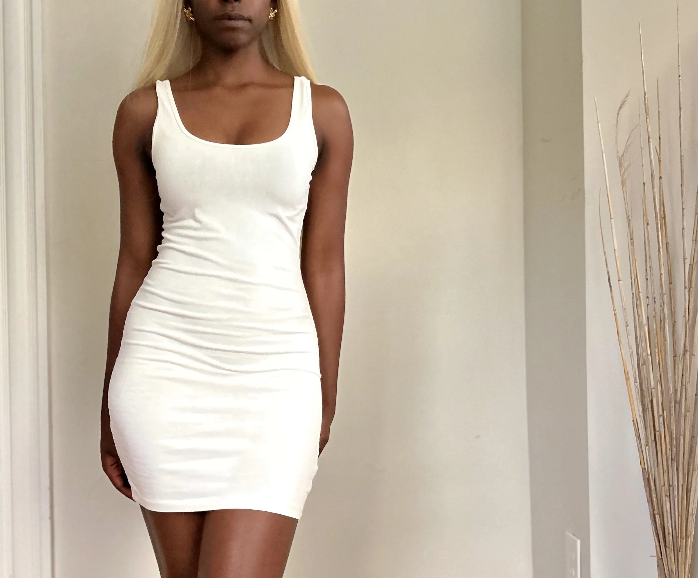 Cream Body Dress