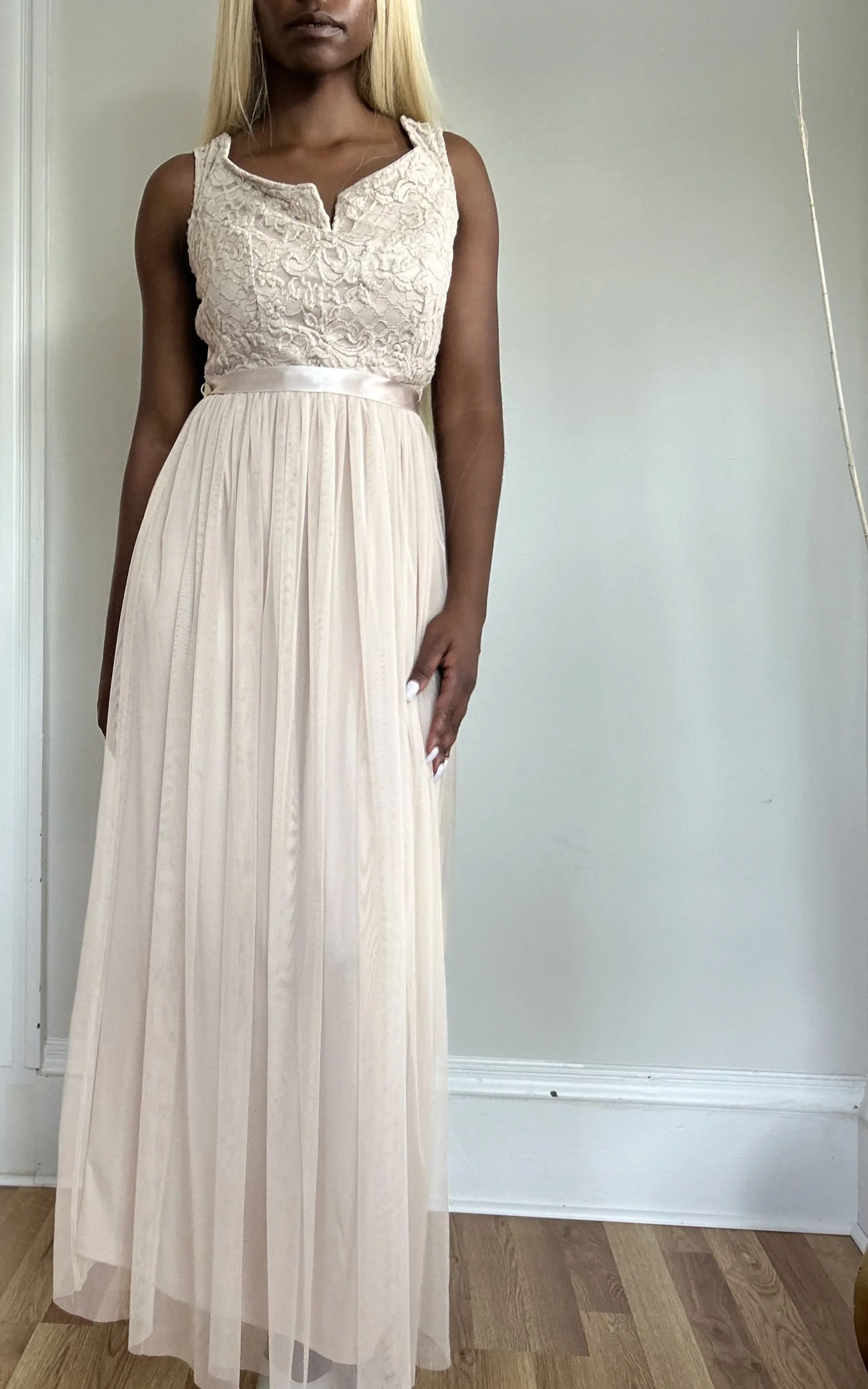 Empire Split-Top Polly Dress