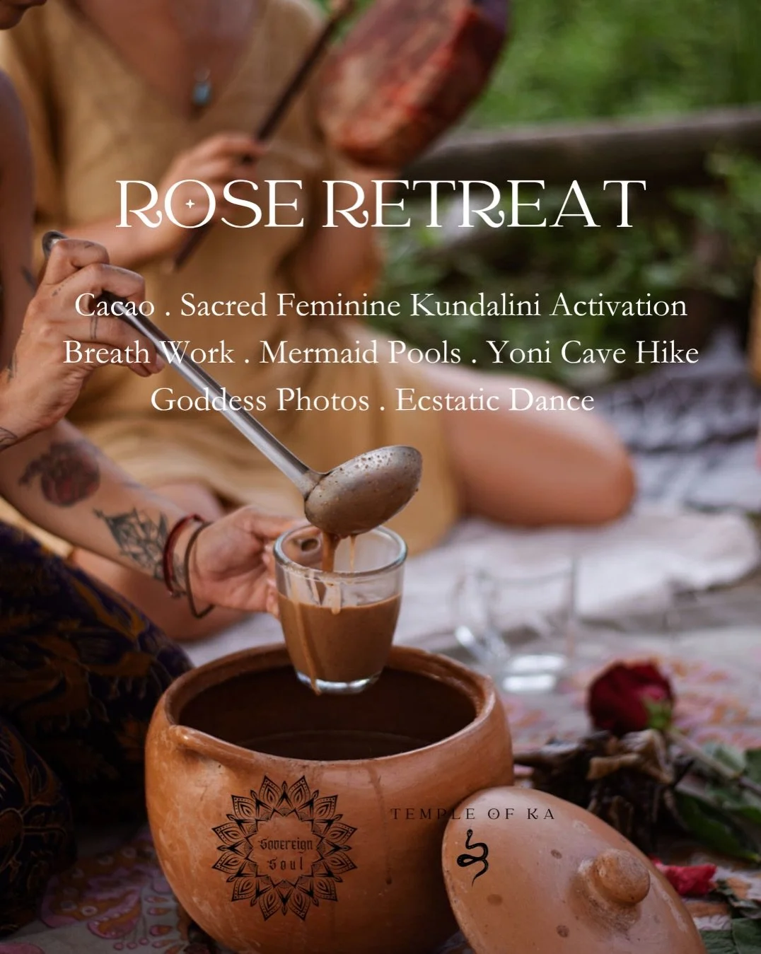I&rsquo;ve never been to a women&rsquo;s retreat that has balanced deep work with equal fun and play sooo we created it ourselves ✨🌹

On the very lands that have held me the last 6+ years through healing Lyme disease to my kundalini awakening. 

The