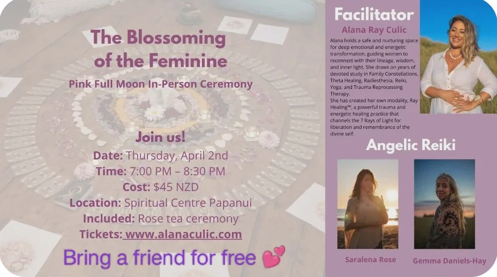 Pink Full Moon Ceremony: The Blossoming of the Feminine