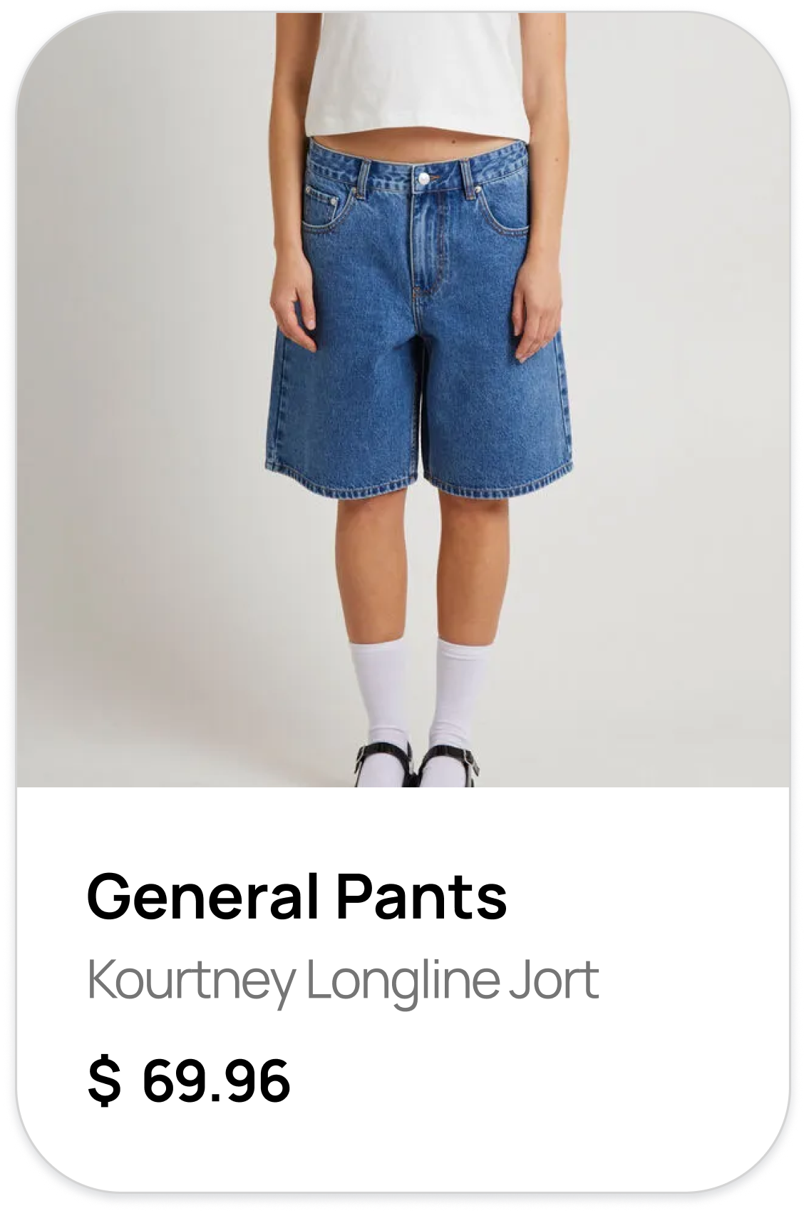 Billie Eilish Concert Outfits - Kourtney Longline Jort
