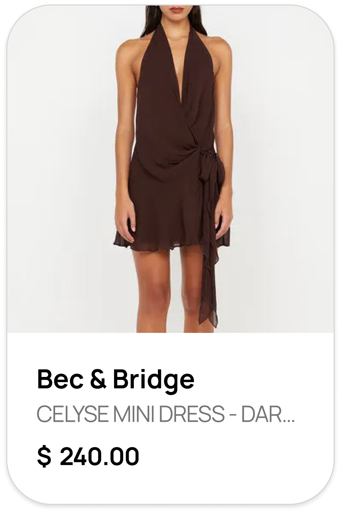 Valentines Date Night - bec and bridge dress