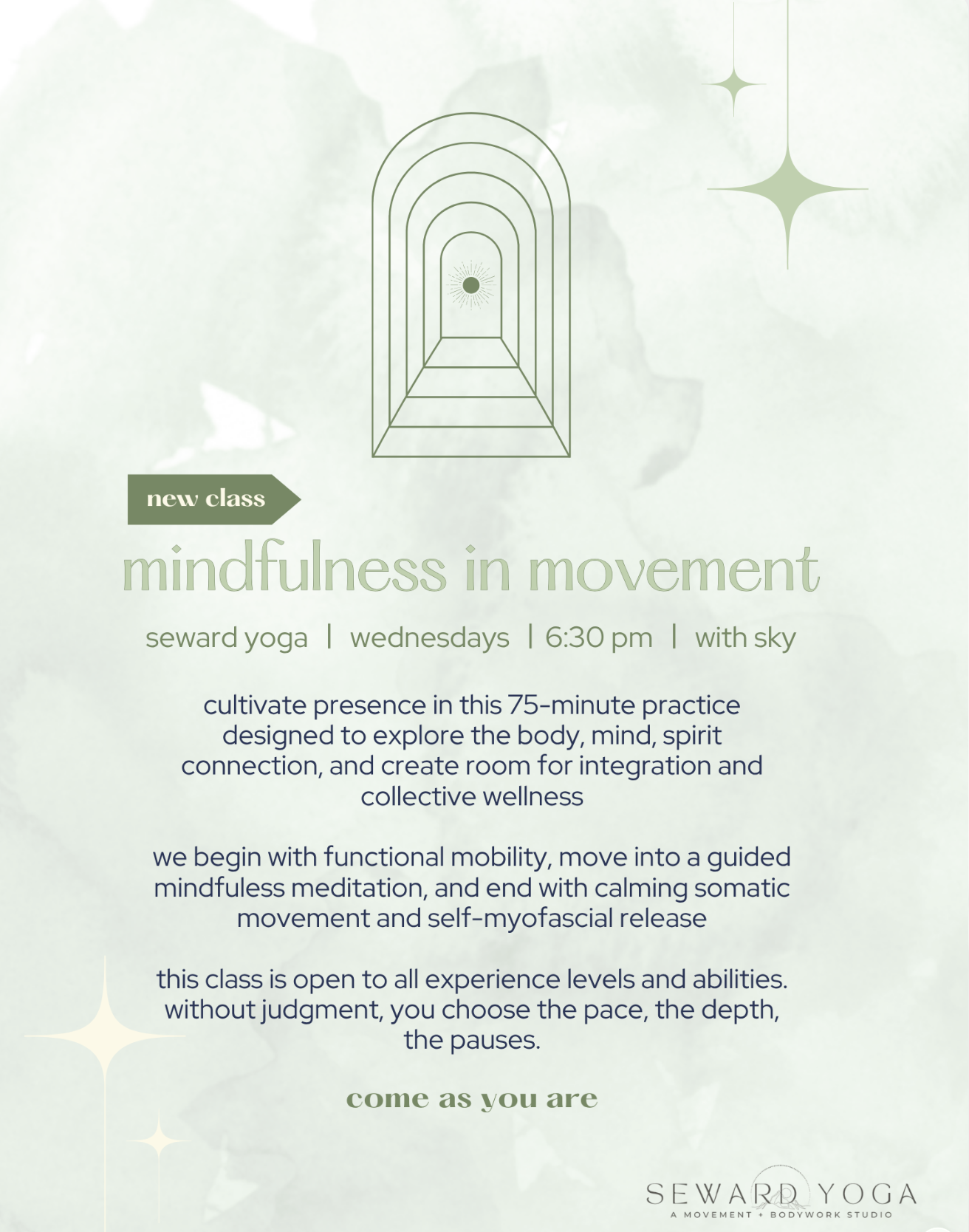 NEW CLASS: Mindfulness in Movement