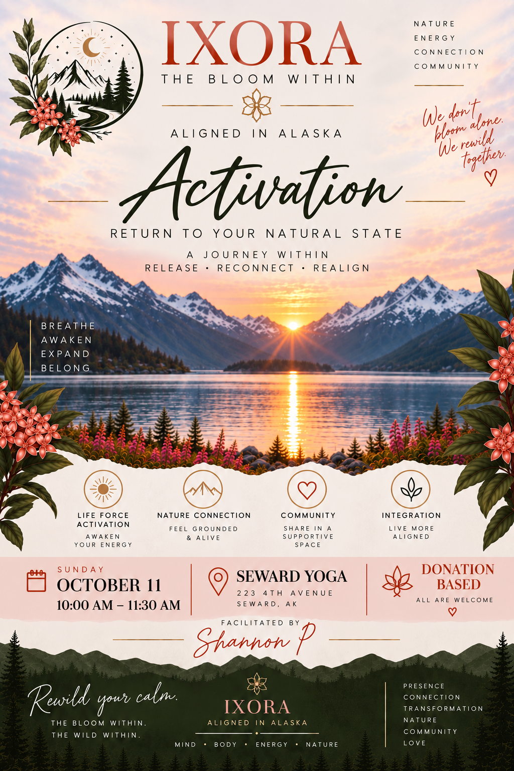 Community Class: IXORA Re-wild your calm