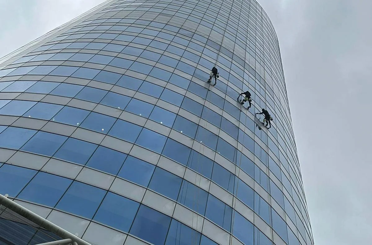 Window Cleaning Contractors — The Majestic Centre →