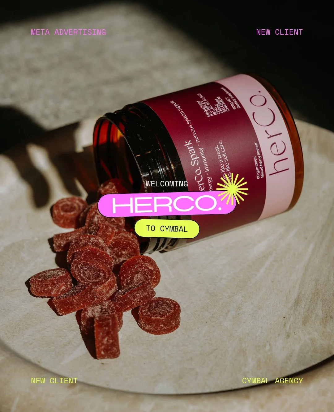 Welcoming @hercoaustralia to the Cymbal ensemble 💥

Founded by sisters, Katie and Jenny, herCo. comes from a belief that whether you're a mum juggling the balance, a woman with a high-pressure career, or a woman trying to do it all - women in their 