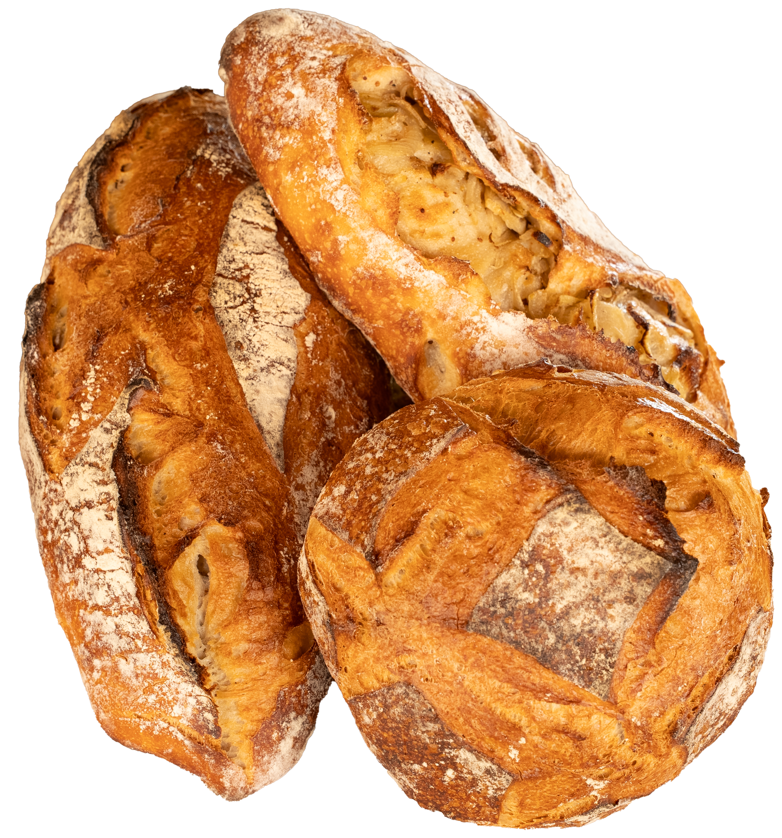 Sourdough + Onion Sourdough