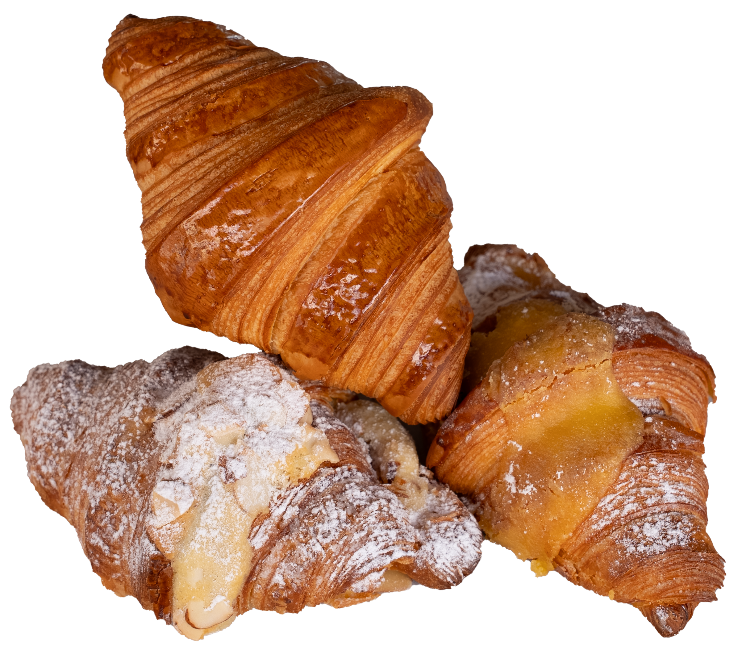 Lemon + Almond Croissants