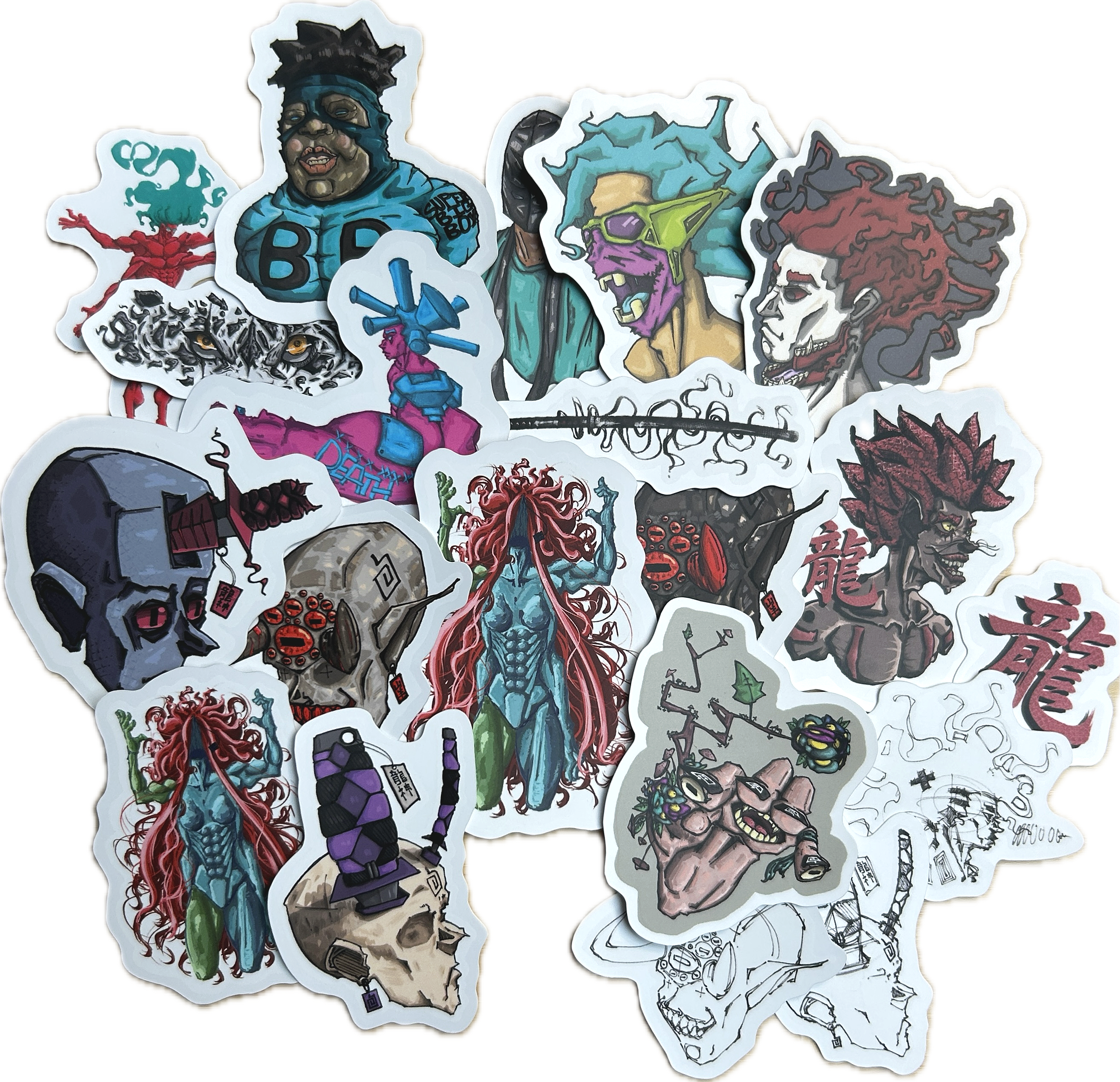 20pc Original Individually Designed Stickers