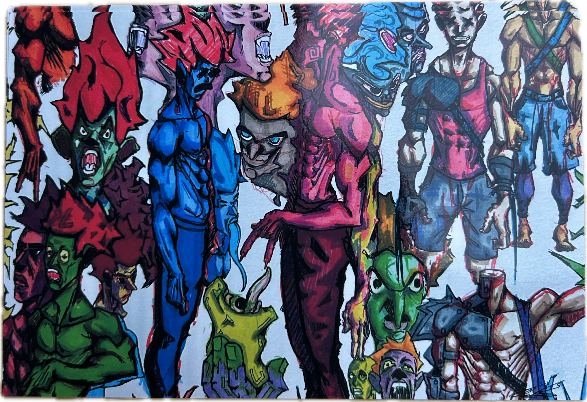 SPLURGE OF COLOR PRINT - GIVE AWAY
