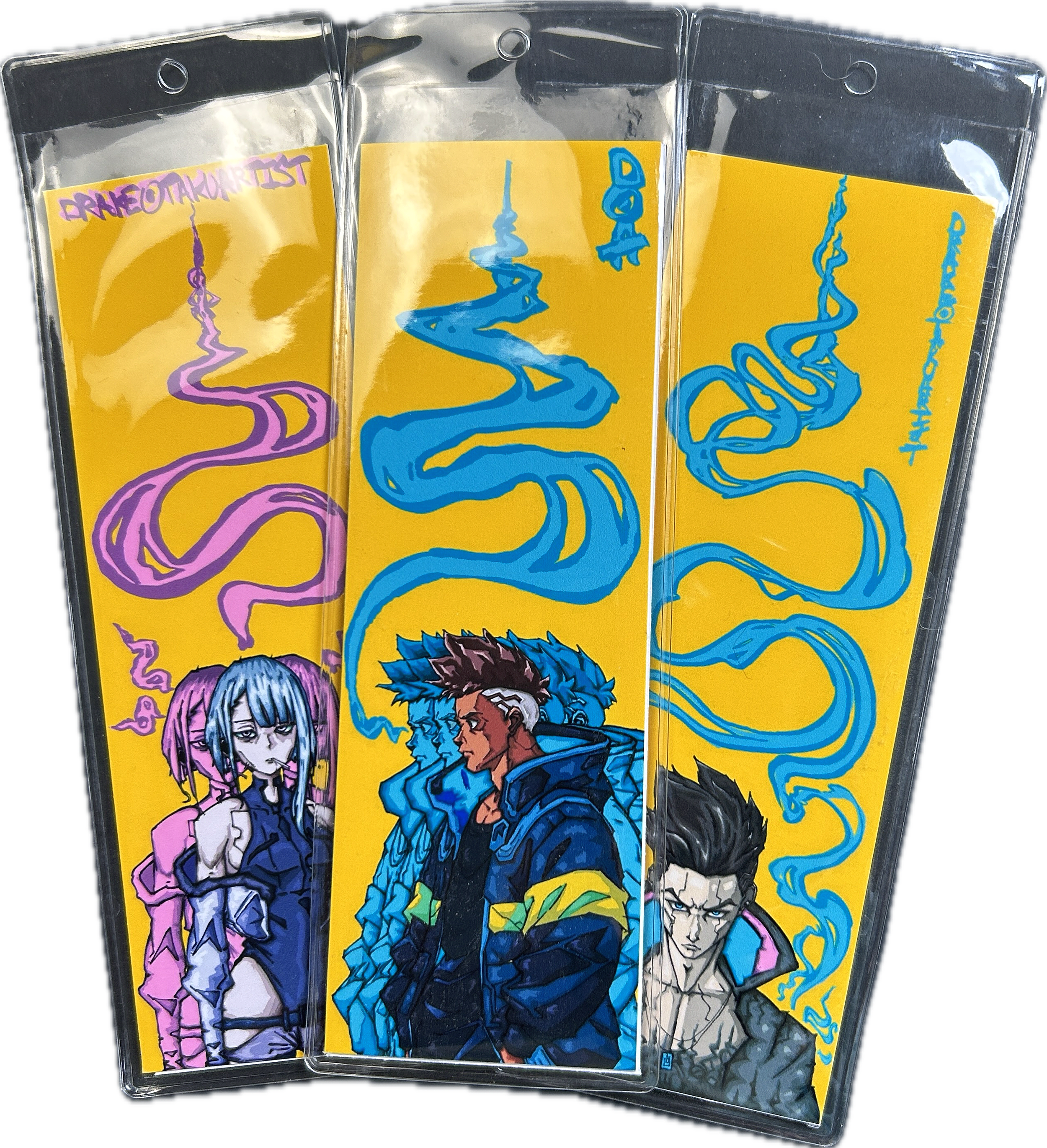 CYBERPUNK INSPIRED BOOK MARKS