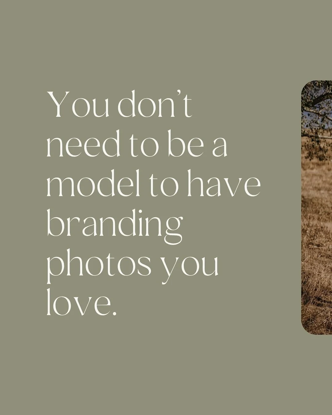 You don&rsquo;t need to be a model to have branding photos you love.

You don&rsquo;t need to know how to pose.

And you definitely don&rsquo;t need to be &ldquo;good at having your photo taken.&rdquo;

Most of my clients start out feeling awkward, a