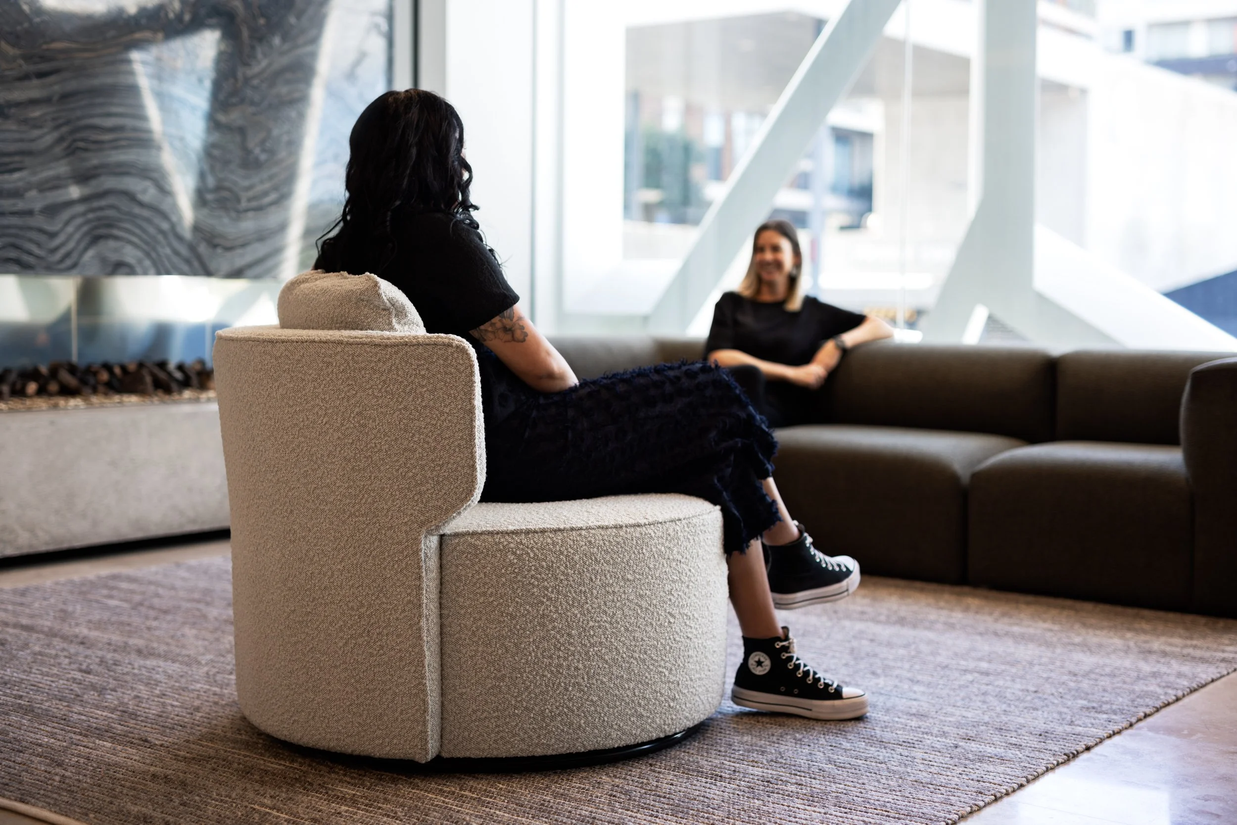 Showroom soft seating 
