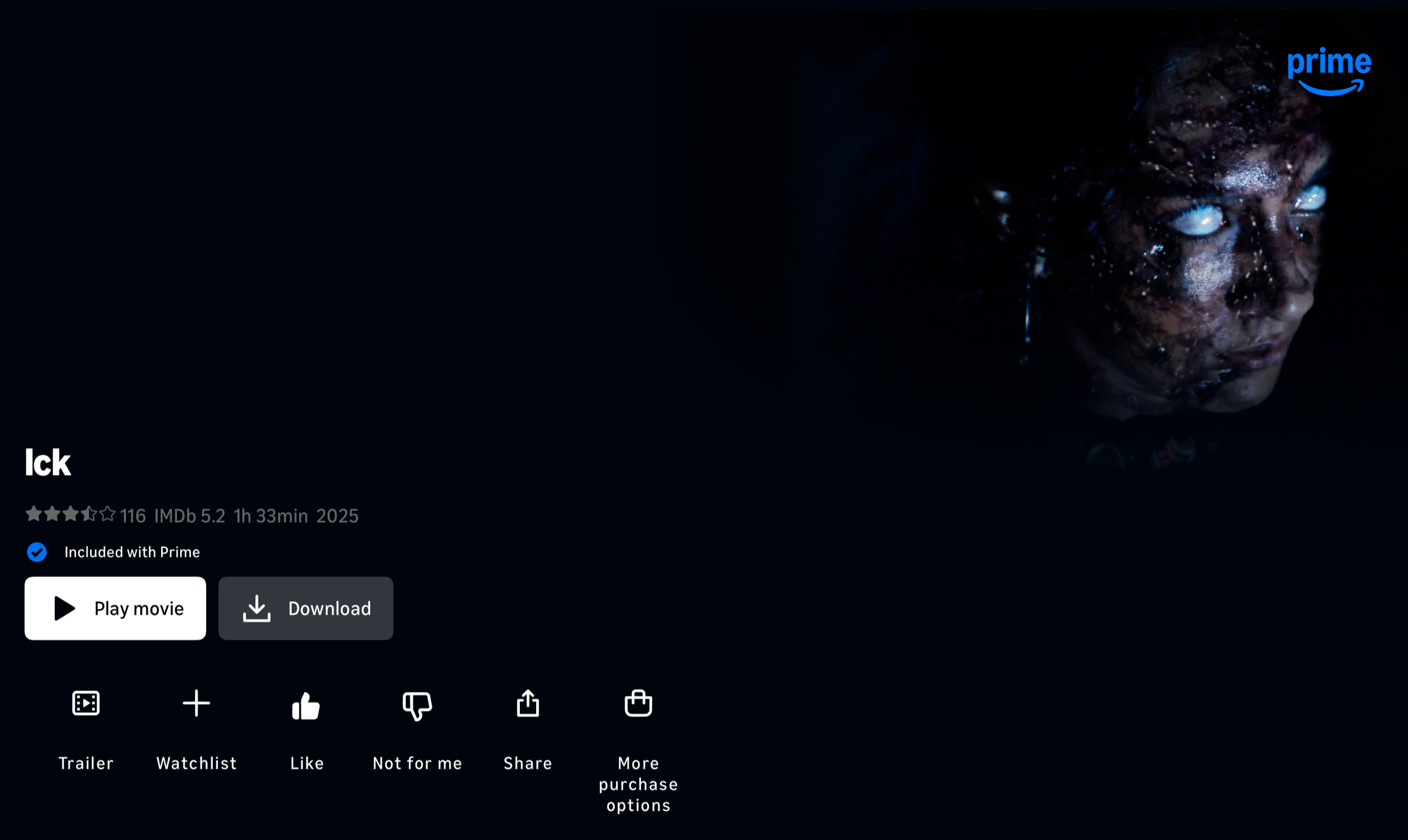 Watch ICK for Free on Amazon Prime Video & Tubi!