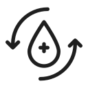 Icon of a circular arrow with a plus sign in the center, indicating refresh or add