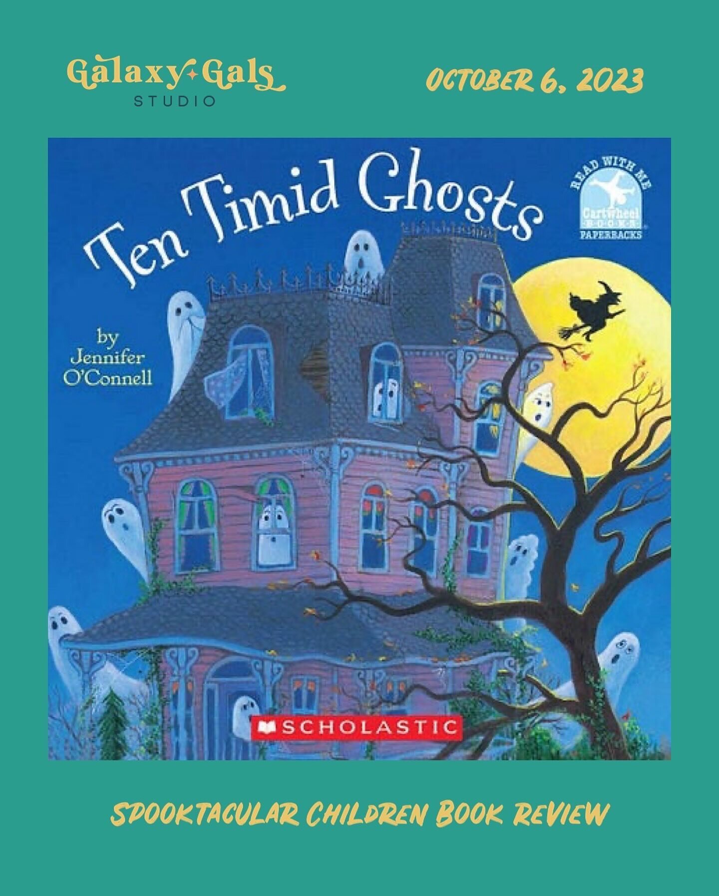 For the full review of Ten Timid Ghosts, visit our newsletter link in our bio. 

Welcome to our Spooktacular Reads! We are celebrating my favorite holiday by reviewing Halloween and other spooky/fall-themed children&rsquo;s books EVERY DAY for Octobe
