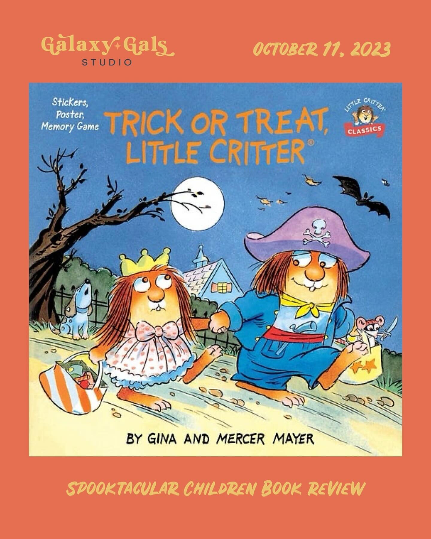 For the full review of Trick Or Treat Little Critter by Gina and Mercer Mayer, visit our newsletter link in our bio. 

Welcome to our Spooktacular Reads! We are celebrating my favorite holiday by reviewing Halloween and other spooky/fall-themed child