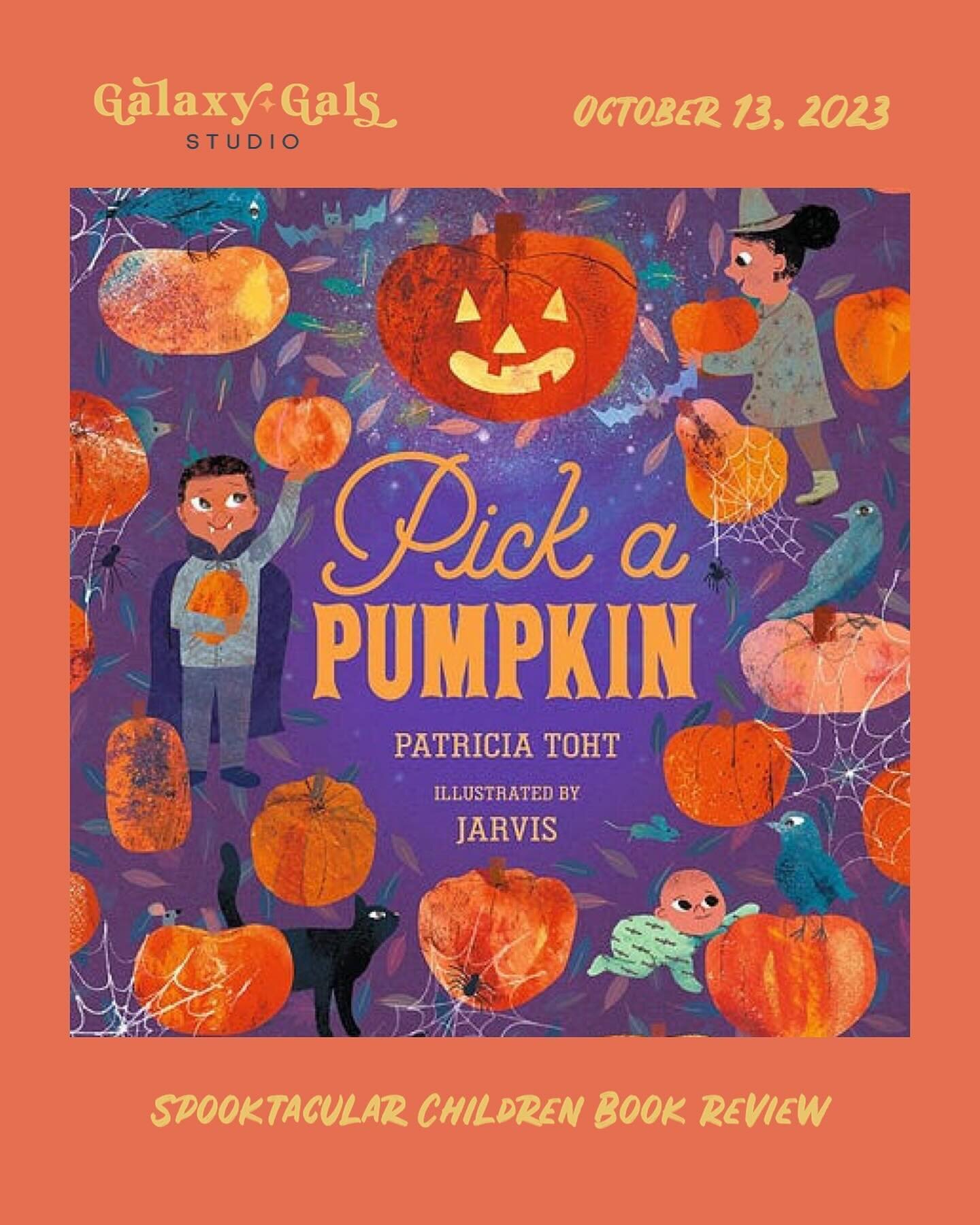 For the full review of Pick A Pumpkin by Patricia Toht, visit our newsletter link in our bio. 

Welcome to our Spooktacular Reads! We are celebrating my favorite holiday by reviewing Halloween and other spooky/fall-themed children&rsquo;s books EVERY